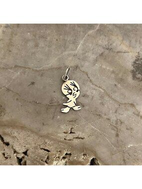Vintage Sterling Silver 925 Dainty Tweety Bird Charm